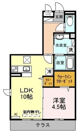 英賀保駅 徒歩17分 2階の物件間取画像